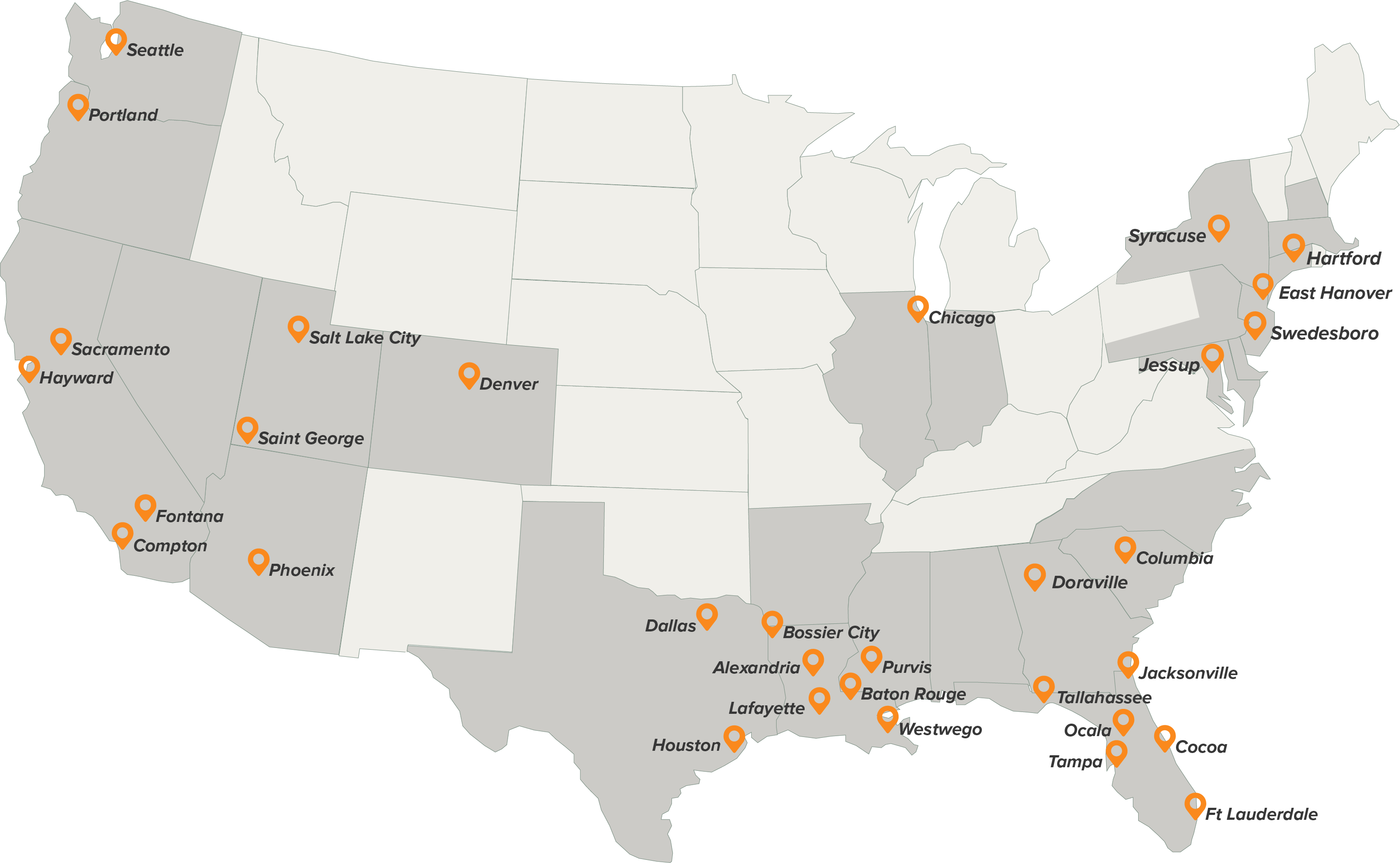 Map Locations